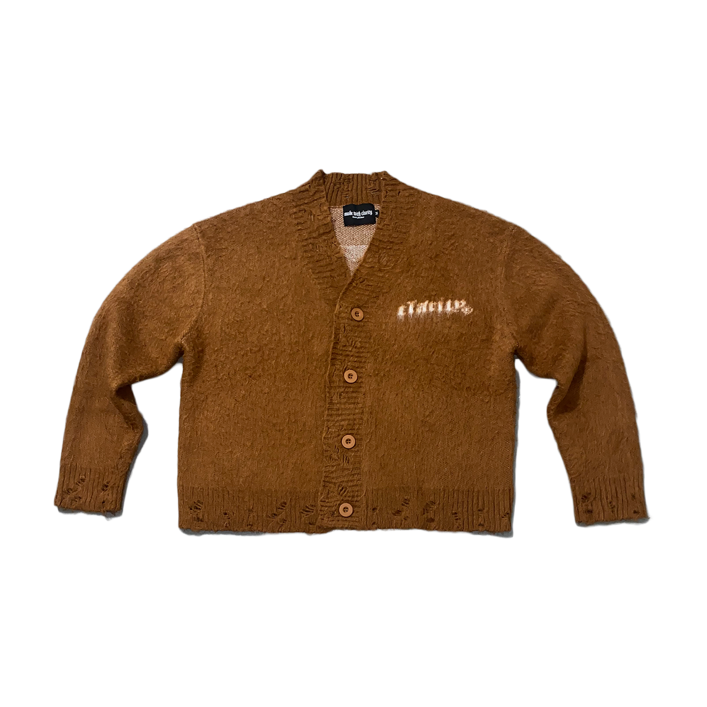 VSN Mohair Cardigan Brown