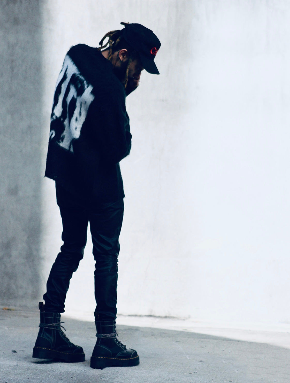 VSN Mohair Cardigan Black