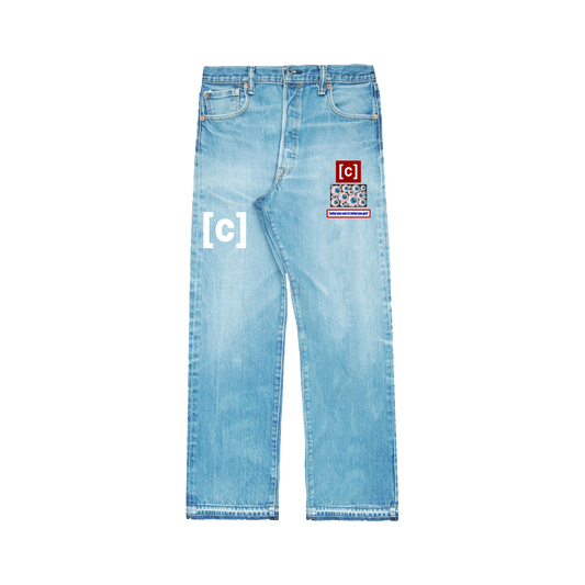 [C] Logo Jeans